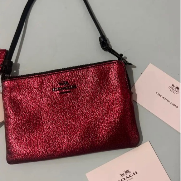 COACH Leather Wristlet Wallet - Picture 4 of 11